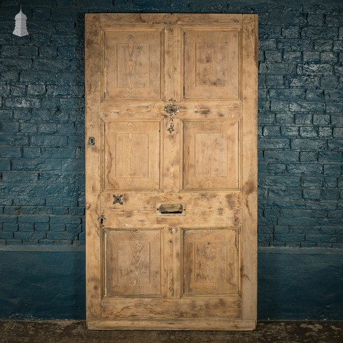 Pine panelled door pitch - pitch,