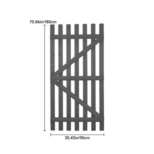 Solid pine wooden pedestrian - pine,
