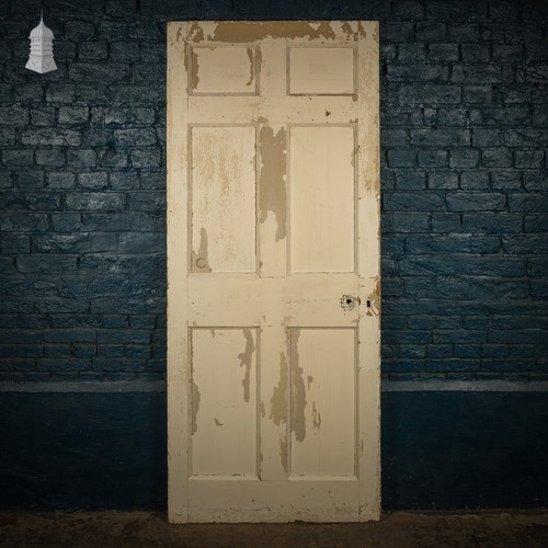 Pine panelled door - panelled, 6