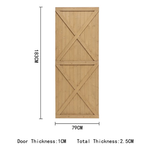 Solid pine pedestrian garden - pine,