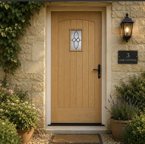 Cottage style external - external, door
